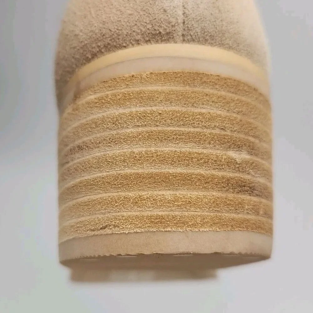Dolce Vita Avie Ankle Boots Women Size 11 Beige Dune Suede Leather 2